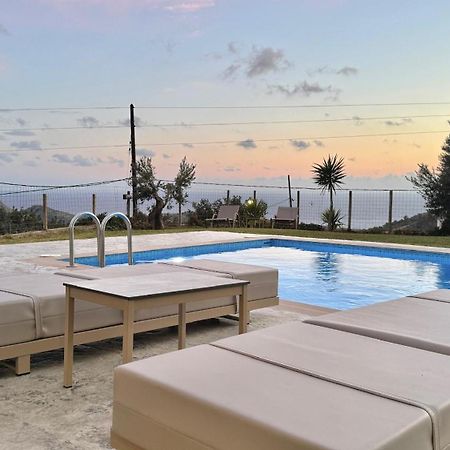 Villa Michael Triopetra Private Villa, Private Swimming Pool, Garden, Panoramic Sunset Bagian luar foto